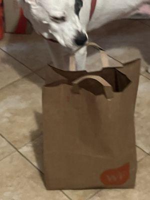 Bag of food