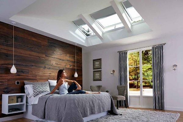 Velux room darkening solar powered blinds