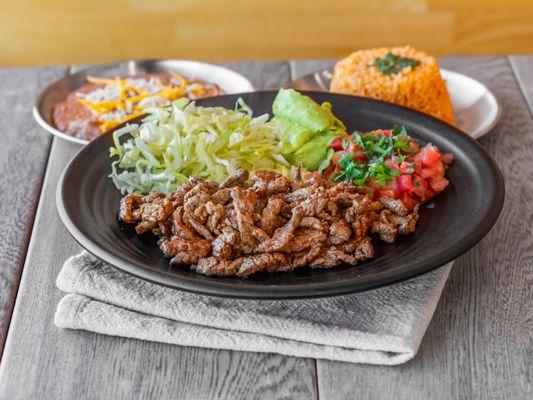 Carne Asada Combo Plate