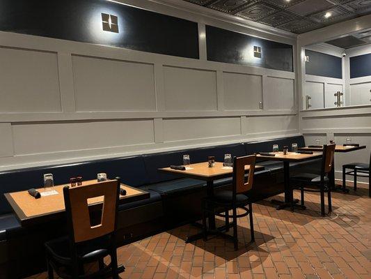 A sample of what the interior dining area looks like.