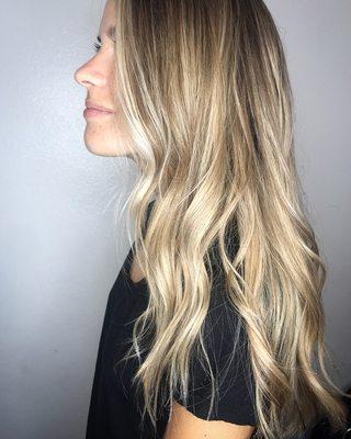 Honey balayage +babylights