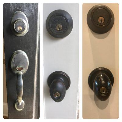 3 sets of locks