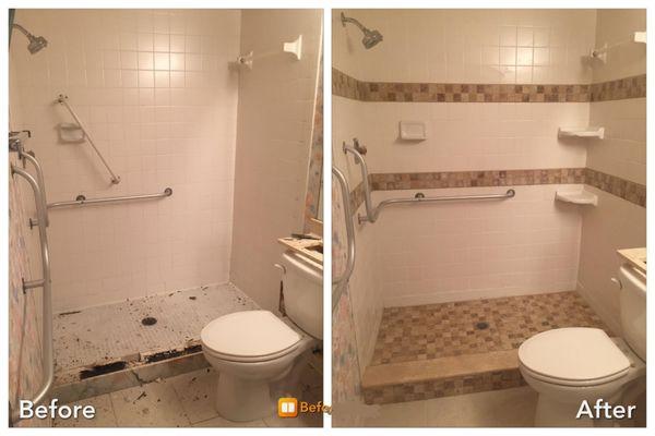 Complete shower make over!