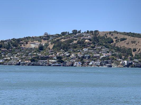 View of the city from the ferry