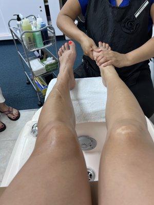 pedi with massage