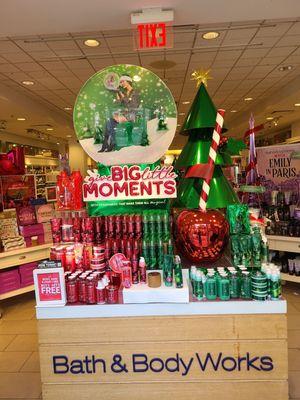 Display table at store entrance