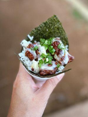 Mochiko Chicken Cone from Maui Cones