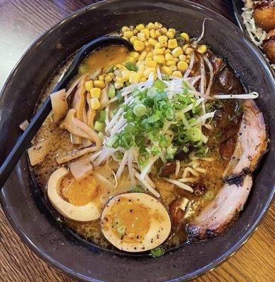 Black garlic Ramen