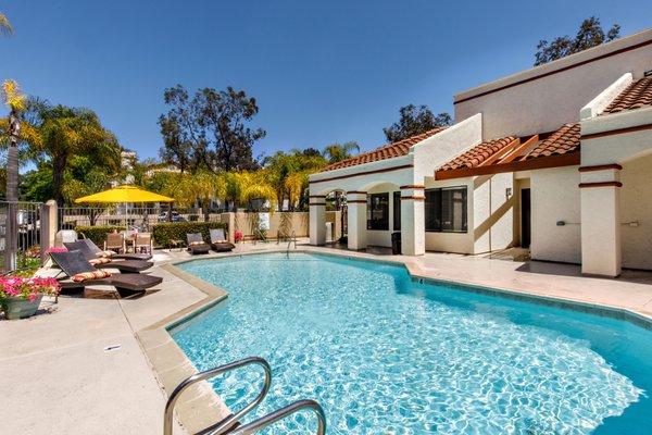 Relax and socialize in the pool, spa, and BBQ area.