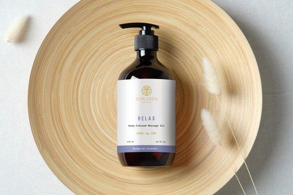 RELAX * CBD MASSAGE & BODY OIL