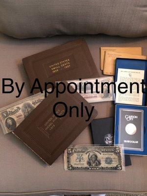 we are Expert coin Appraisers 
 we also can purchase your Larger coin collection