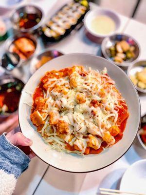 Spicy Carbonara topokki