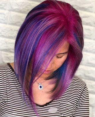 Creative hair color