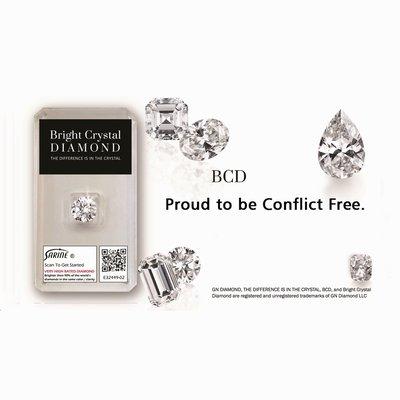 Ethically sourced diamonds.