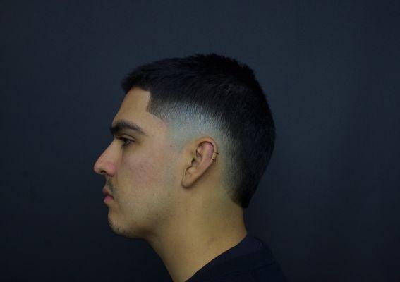 Buzz-cut Burst fade