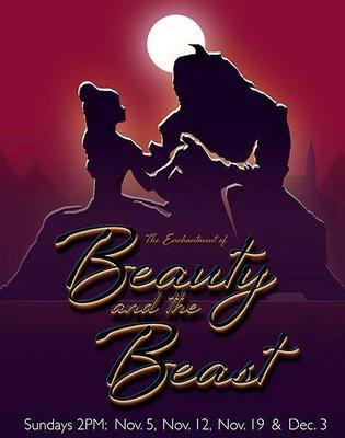 The Enchantment of Beauty and the Beast 
 Nov 5,12,19 and December 3rd
 
 http://www.brownpapertickets.com/event/2949962