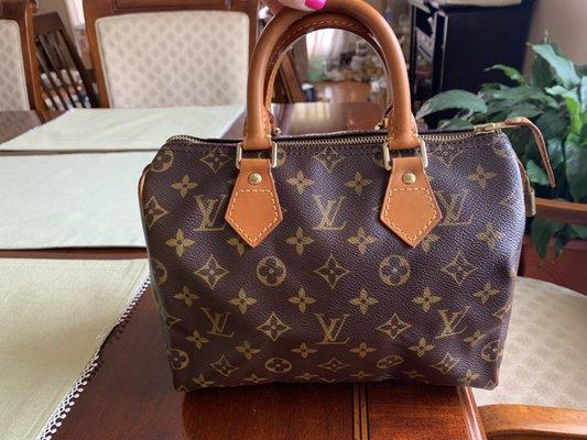 Vintage LV bag, cleaned