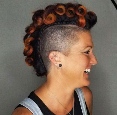 Fall Into a Fun, Edgy Cut with Bold Color!