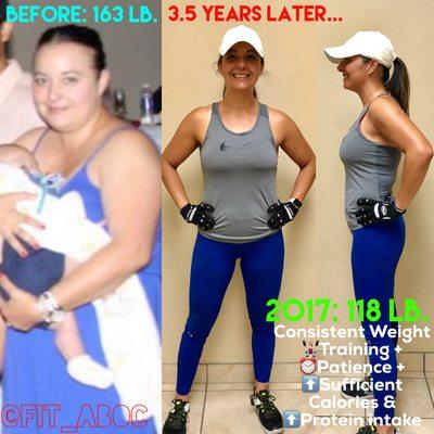 Erika's amazing progress. Consistency + Patience is the key to long term success.