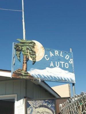 Carlos auto repair sign