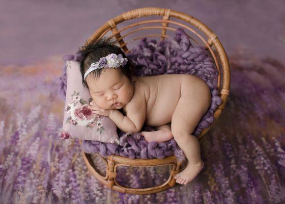 Newborn baby artistically photographed by best newborn photographer San Jose, maternity photographer San Jose, newborn photo studio San Jose