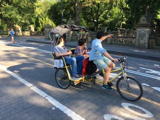 Central Park Pedicab Tour