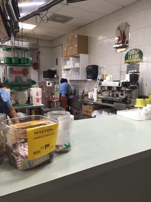 Small cafeteria inside market. They have the best Pan Con Bistec in my opinion.