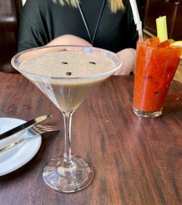 Espresso martini & Bloody Mary