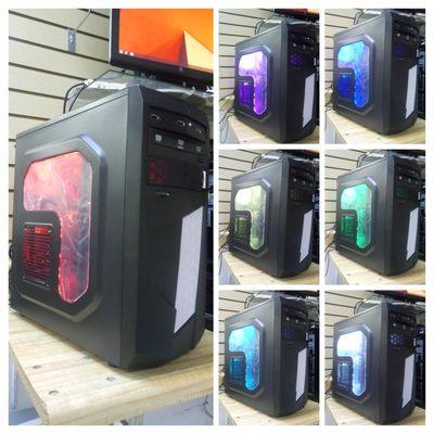 Custom Gaming PC, with 24+ Color changing RBG LED