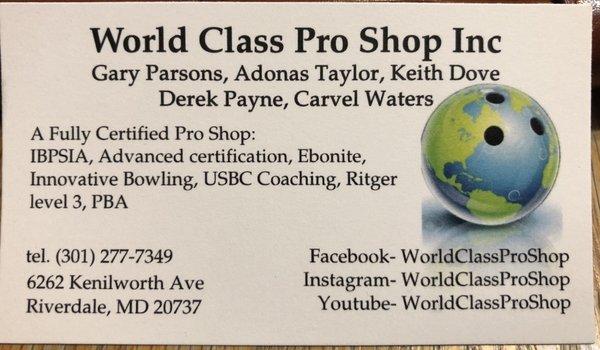 World Class Pro Shop