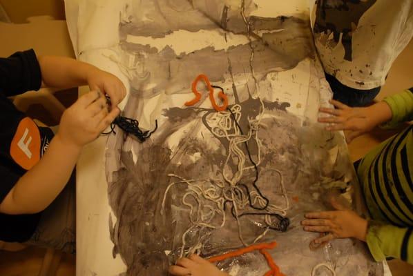 Children Visual Art Classes in Italian based on Reggio Emilia approach.