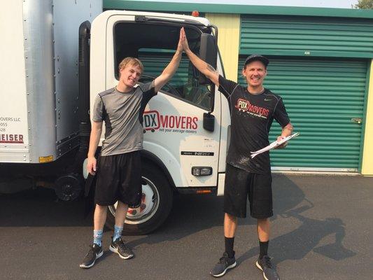 Ben & Mike of PDX Movers were efficient & great communicators. Highly recommend their services.