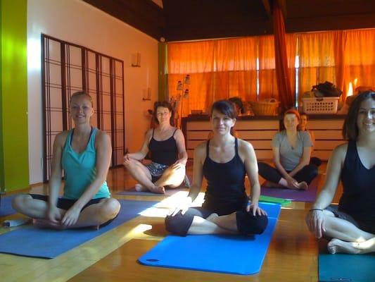 We offer daily yoga classes.