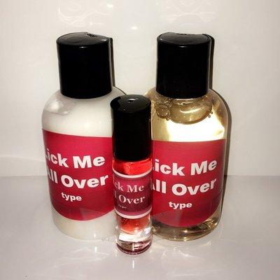 Lick Me All Over Gift set
 Lotion, Bath gel, body perfume