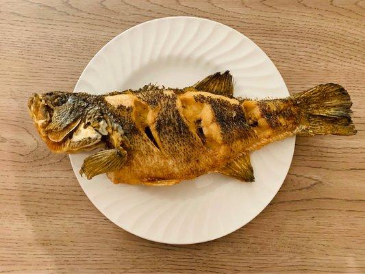 Deep fried fish