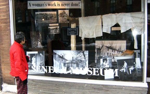 Wonderful window displays at Seneca Museum