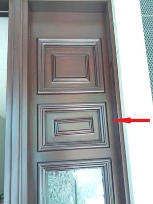 very poor quality door