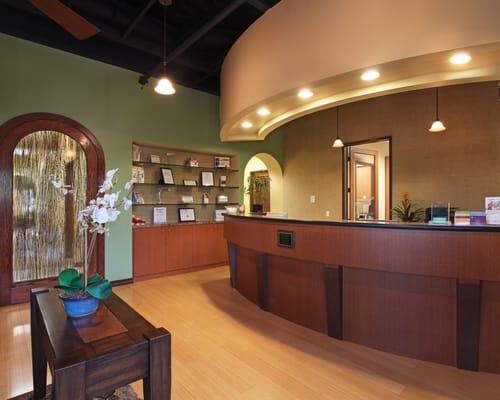 Front desk and lobby