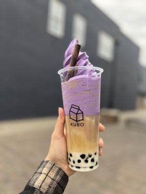 Iced Ube Latte