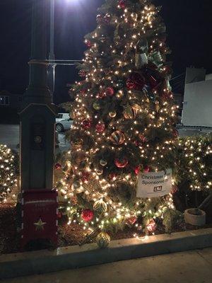 Christmas Tree and a mailbox for Santa