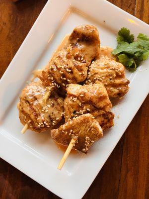 Bang Bang Chicken Skewers