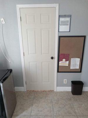 Interior door installation