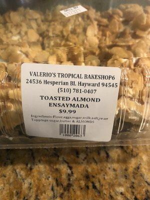 Toasted Almond Ensaymada