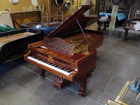 Complete restoration on a Steinway Style 4 grand.