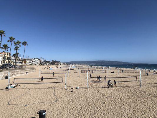 Volleyball courts everywhere