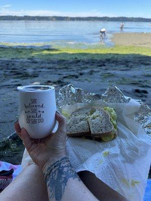 Beach picnic