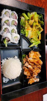 Teriyaki Chicken and Yellow Tail Bento Box