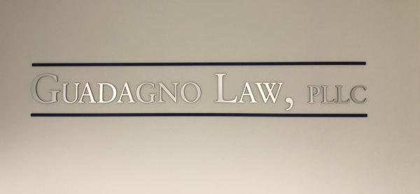 New Law Firm Logo and Wall sign.