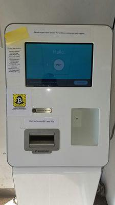 Why is there a bitcoin machine in a laundromat?