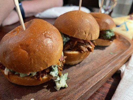 Pulled pork sliders